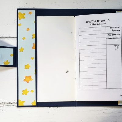 כיסוי לפנקס חיסונים